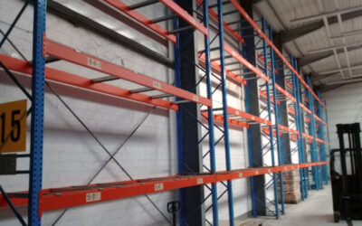 Used pallet racking system from Dick