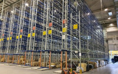 SSI Schaefer – Used pallet rack + traverses